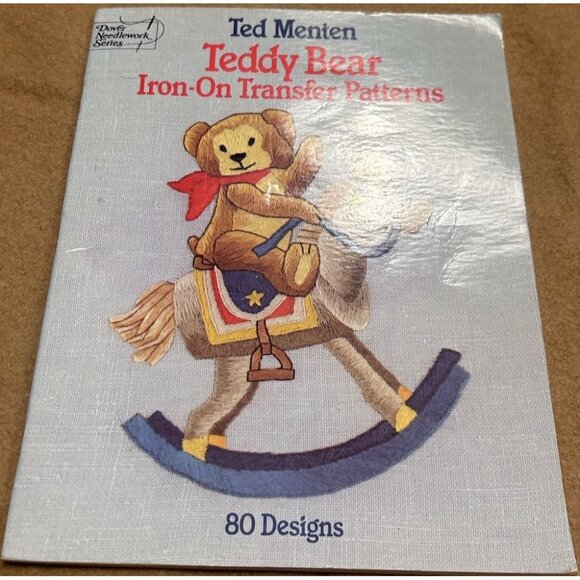 Teddy Bear Iron-On Transfer Patterns 80 Designs By Ted Menten Pattern Booklet 19 - Picture 1 of 5